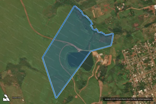 Imagem de satélite de Granja Santo Izidoro - Gleba E em Júlio de Castilhos - RS