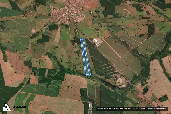 Imagem de satélite de Chácara Progresso - Chácara Progresso em Mirassolândia - SP