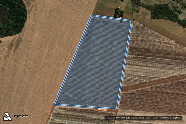 Imagem de satélite de FAZENDA CAMPANHA E CAMPO GRANDE - Parte 1 em Inaciolândia - GO