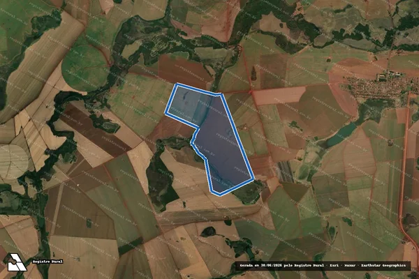 Imagem de satélite de FAZENDA FUNCHAL  - 002 em Castelândia - GO
