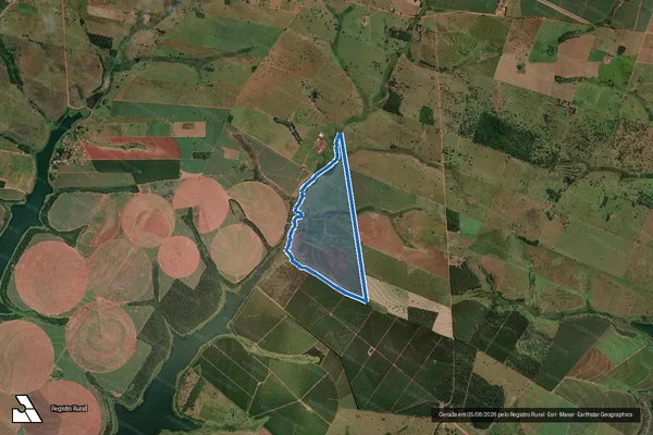Imagem de satélite de Sitio Corrego do Quinze - Parcela 1 em Sud Mennucci - SP