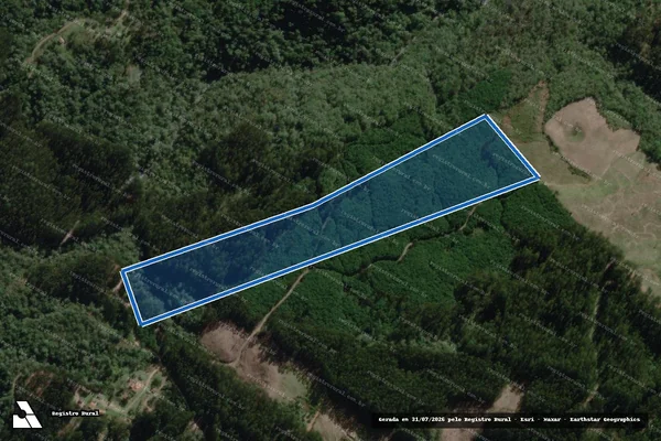 Imagem de satélite de Fazenda Serra dos Borges - Gleba 01 em Bela Vista do Toldo - SC
