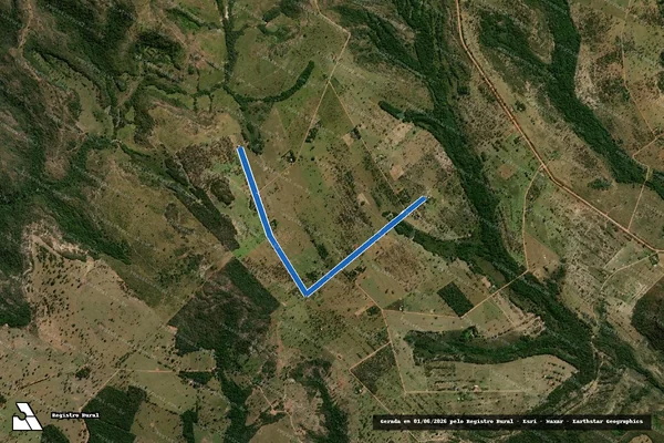 Imagem de satélite de Projeto de Assentamento Corguinho - Estrada Vicinal 07 em Corguinho - MS