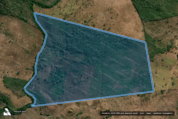 Imagem de satélite de FAZENDA BOA ESPERANÇA - Parcela 1 em São João do Paraíso - MA
