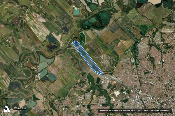 Imagem de satélite de Fazenda São Simão - Fazenda São Simão em Taubaté - SP