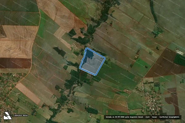 Imagem de satélite de LOTE DE TERRAS SOB Nº 71-REM-REM - Parcela 1 em Astorga - PR