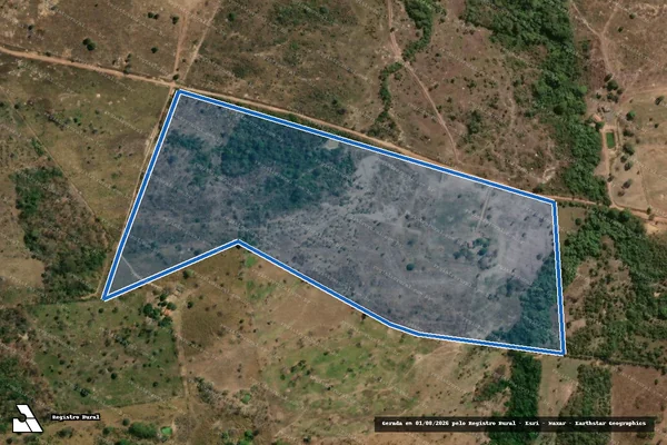 Imagem de satélite de P.A Santa Maria – Lote 203 / Lote 203