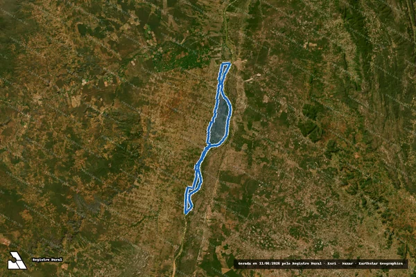 Imagem de satélite de PAE SÃO FRANCISCO em Bom Jesus da Lapa - BA