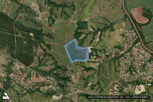 Imagem de satélite de Fazenda Morro Grande - Parcela 1 em Piracicaba - SP