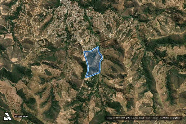 Imagem de satélite de PACIÊNCIA em Jaboticatubas - MG