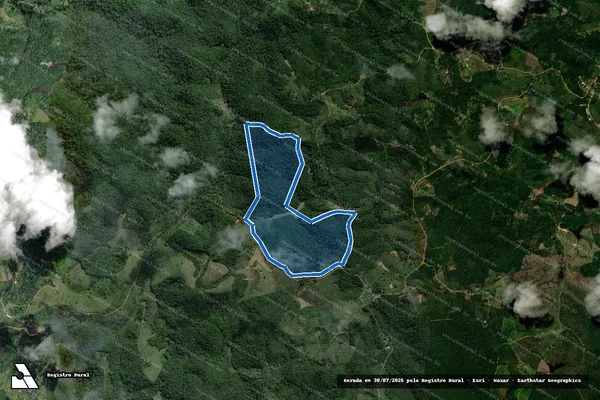 Imagem de satélite de FAZENDA RIBEIRA E RANCHO FUNDO - PARCELA02 em Ilhéus - BA