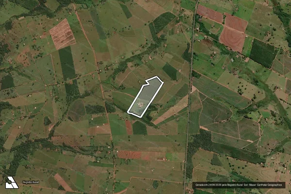 Imagem de satélite de Sítio Moreira - Gleba Total em Jales - SP