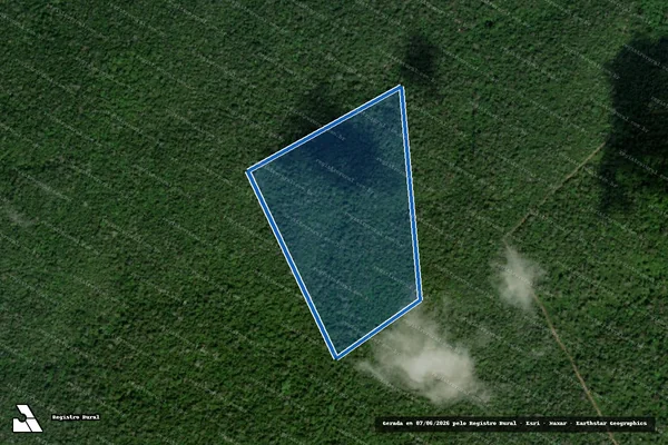 Imagem de satélite de FAZENDA OLIVIA UBERLÂNDIA - 001 em Potiraguá - BA