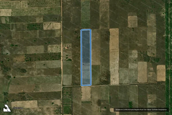 Imagem de satélite de PROJETO DE ASSENTAMENTO SÃO JOSÉ DO PEDREGULHO - LOTE 81 - Parte 1 em Ceará-Mirim - RN