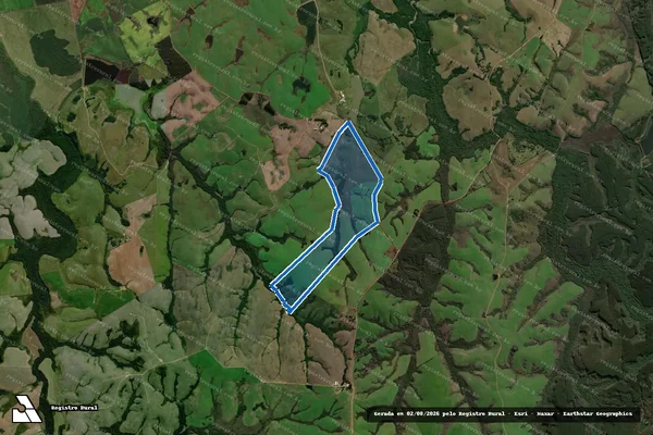 Imagem de satélite de SEM DENOMINAÇAO / Lote 1 em Cachoeira do Sul - RS
