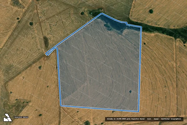 Imagem de satélite de FAZENDA PANAMÁ - 001 em Panamá - GO