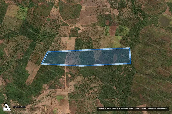 Imagem de satélite de OLHO D?ÁGUA - PARTE 01 em Francinópolis - PI
