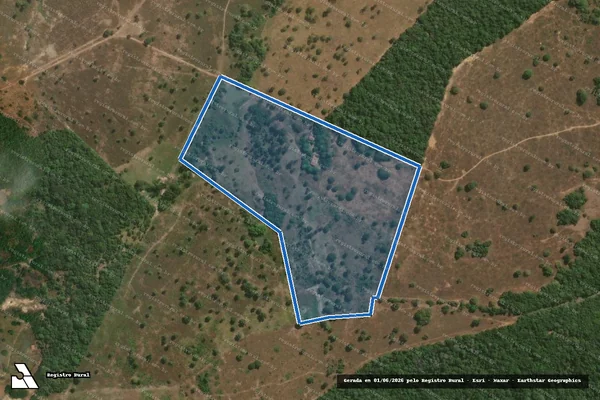 Imagem de satélite de FAZENDA JATAI - Gleba 05 em Bonópolis - GO