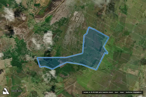 Imagem de satélite de Fazenda Santa Cecilia - Gleba B em Canavieiras - BA