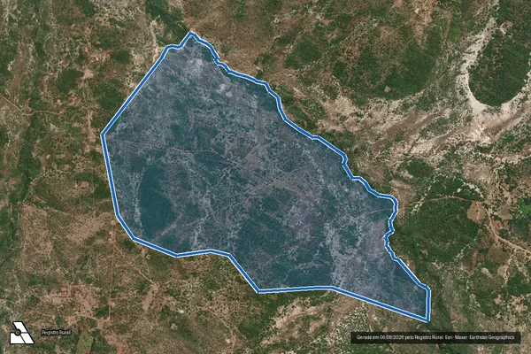 Imagem de satélite de Malhada de Areia - Parte 1 em José de Freitas - PI