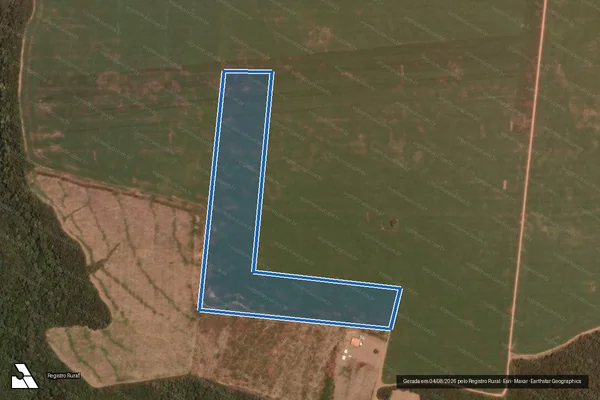 Imagem de satélite de FAZENDA LAGOINHA V - Gleba B em Loreto - MA