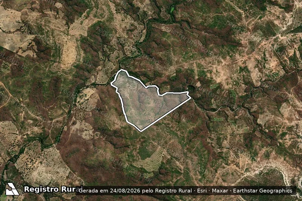 Imagem de satélite de FAZENDA SANTA CRUZ LUGAR TAMBORIL - Parcela 1 em Urucuia - MG