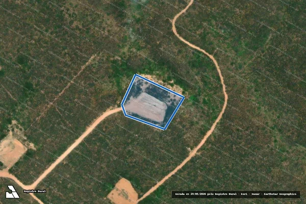 Imagem de satélite de PROJETO DE ASSENTAMENTO GARAVELO - POÇO 13 / Parte 1 em Areia Branca - RN