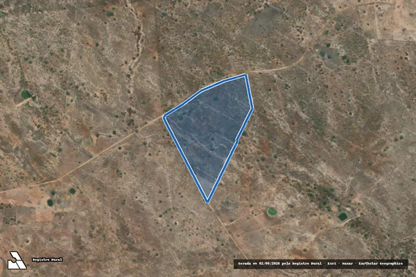 Imagem de satélite de Fazenda Laje do Tomaz - PARCELA 02 em Pé de Serra - BA