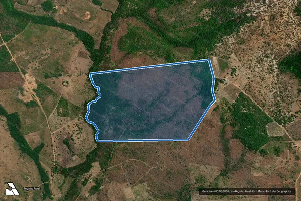 Imagem de satélite de FAZENDA JURUBEBA - Parte 1 em Carolina - MA