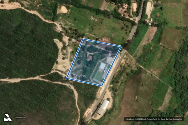 Imagem de satélite de Fazenda Paus Pretos / Vista Alegre - Gleba 02 em São João do Paraíso - MG