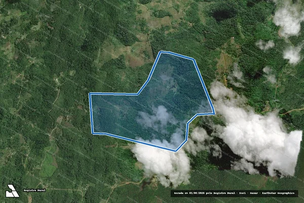 Imagem de satélite de FAZENDA TRÊS IRMÃOS - Parte 1 em Uruçuca - BA