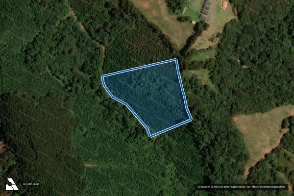 Imagem de satélite de Fazenda Floresta Negra - TERRENO 88 em Camanducaia - MG