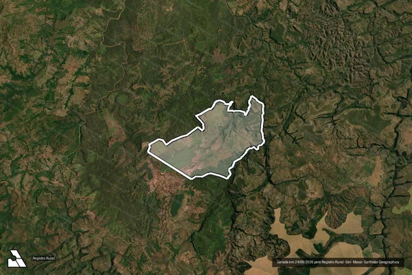 Imagem de satélite de FAZENDA MINAS GERAIS I - Parte 1 em Pedra Preta - MT