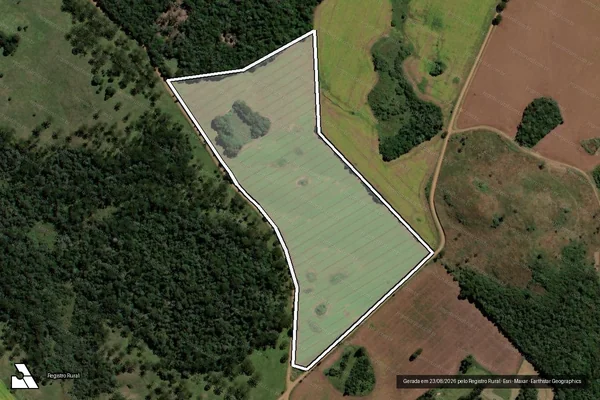 Imagem de satélite de SANTO ANTONIO - ÁREA ? C em Pinhão - PR