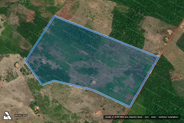 Imagem de satélite de FAZENDA COLÔNIA NOVA - Parte 1 em Alenquer - PA