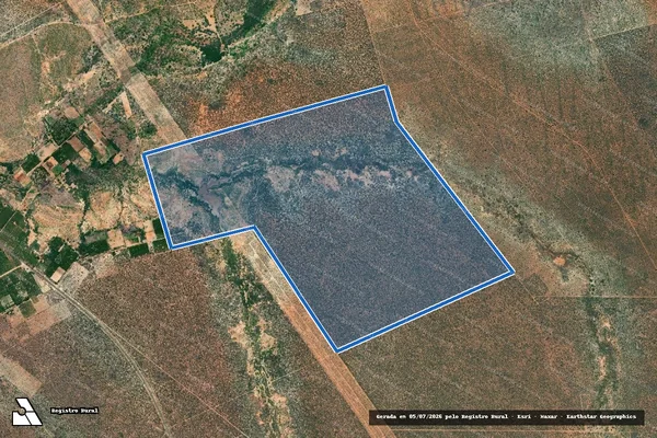 Imagem de satélite de Fazenda Lagoa - Parte 1 em Petrolândia - PE