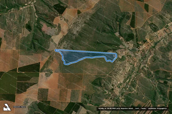 Imagem de satélite de FAZENDA AURORA - Parte 1 em Rio Pardo de Minas - MG