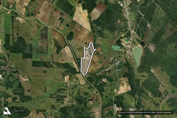 Imagem de satélite de FAZENDA SCHULZE - Parcela 1 em Araquari - SC