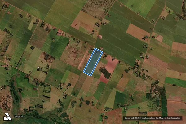Imagem de satélite de Projeto de Assentamento Capão Bonito - LOTE 123 em Sidrolândia - MS