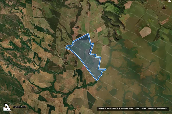 Imagem de satélite de Fazenda Raio de Luar ? Parte 1 - Remanescente em São Gabriel do Oeste - MS