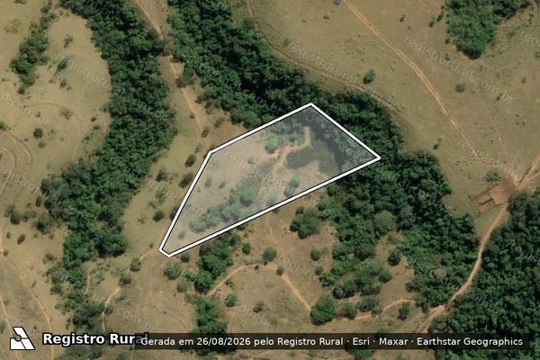 Imagem de satélite de Fazenda Bom Jesus da Nova Floresta - Gleba 49 em Guaxupé - MG