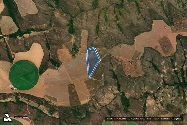 Imagem de satélite de P.A. NELSON MANDELA - LOTE 07 - Gleba 07 em Buritis - MG