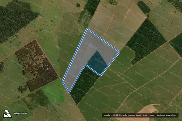 Imagem de satélite de Fazenda Urano - 03 em Juti - MS