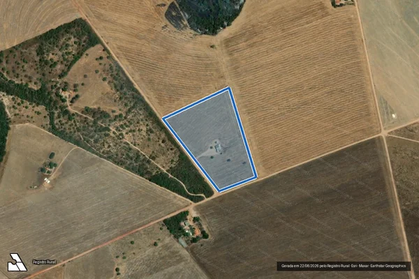 Imagem de satélite de Área Comunitária 03 - PA Jibóia - Fazenda Garapa e Gibóia em Unaí - MG
