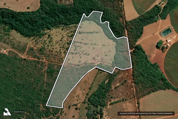 Imagem de satélite de Fazenda Sobrado Lugar Tomazinho  - Gleba 2A em Paracatu - MG