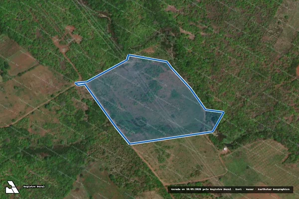 Imagem de satélite de P.A. COMPLEXO JACARÉ CURITUBA - S00-L83 em Poço Redondo - SE