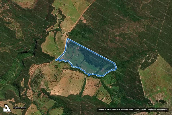 Imagem de satélite de Fazenda Cachoeira - Parte 2 em Rio Verde de Mato Grosso - MS