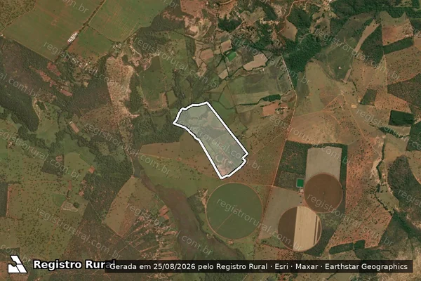 Imagem de satélite de Fazenda das Paineiras ? Gleba 02 - Parte 1 em Paraopeba - MG