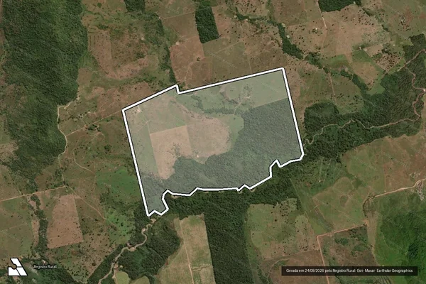 Imagem de satélite de FAZENDA SANTA LUZIA em Vila Rica - MT