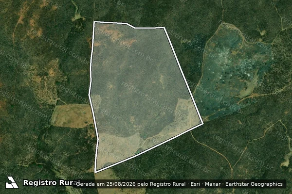 Imagem de satélite de Fazenda Cedro - Parcela 19 em Santana dos Garrotes - PB